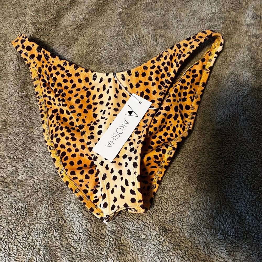 Akosha Animal Print Bikini Bottoms - Small